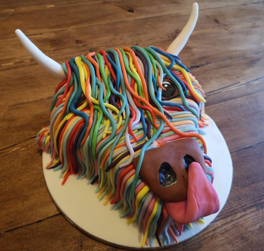 Highland Cow Cake Highland Cow Cake - The Crazy Cake Lady