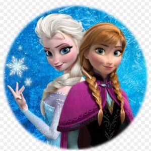 frozen movie film edible print cake topper - the crazy cake lady