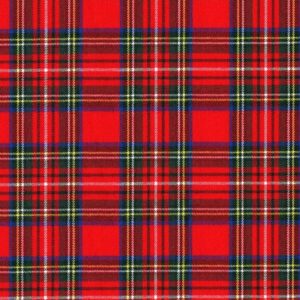 Tartan edible print cake topper - the crazy cake lady