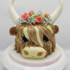 Highland Cow Cake - The Crazy Cake Lady