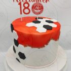 Football team cake - the crazy cake lady